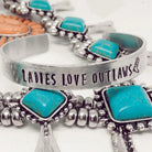 Ladies Love Outlaws Bracelet-Bracelets-Deadwood South Boutique & Company-Deadwood South Boutique, Women's Fashion Boutique in Henderson, TX