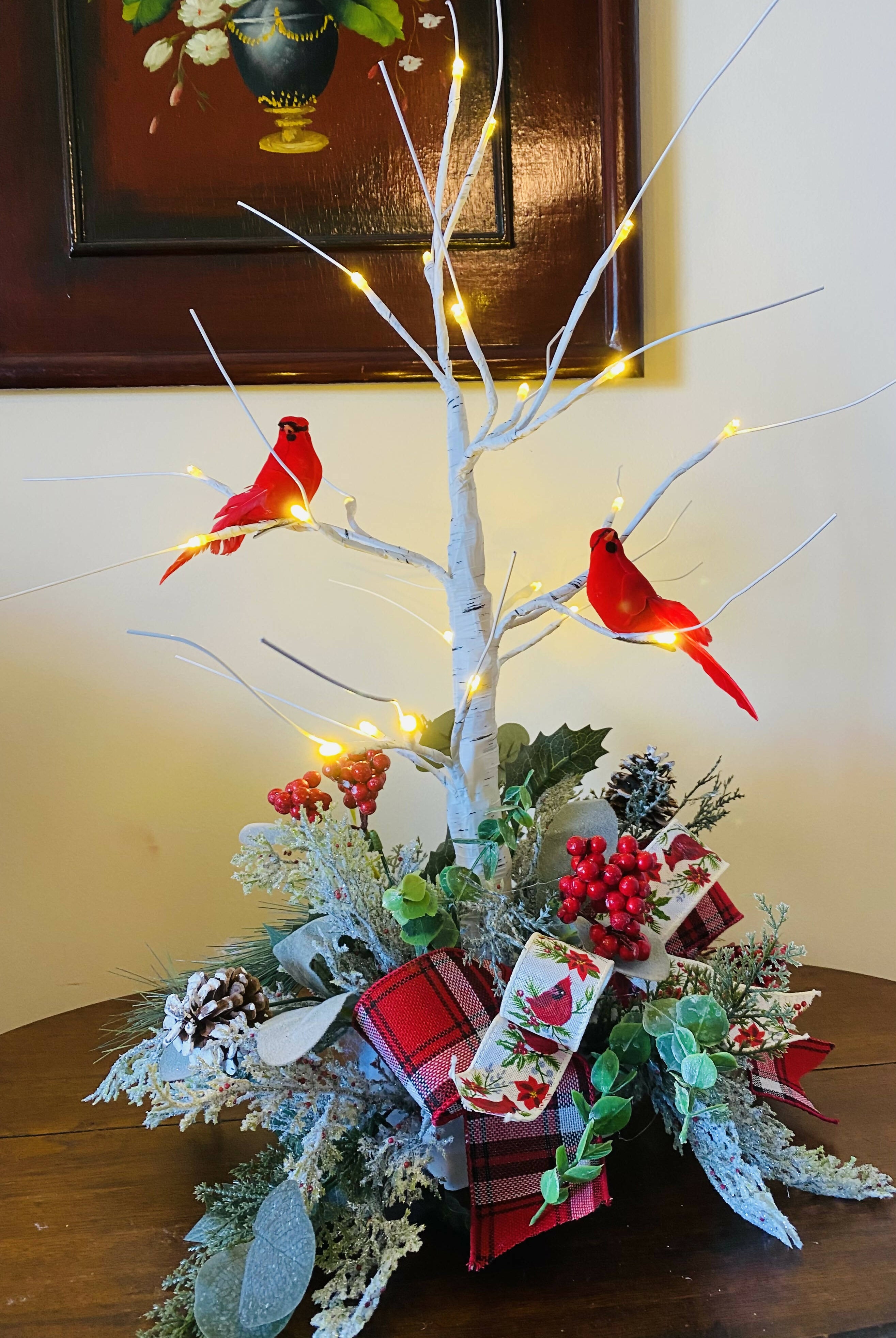 Lighted Cardinal Tree-Home decor-The Sassy Front Porch-Deadwood South Boutique, Women's Fashion Boutique in Henderson, TX