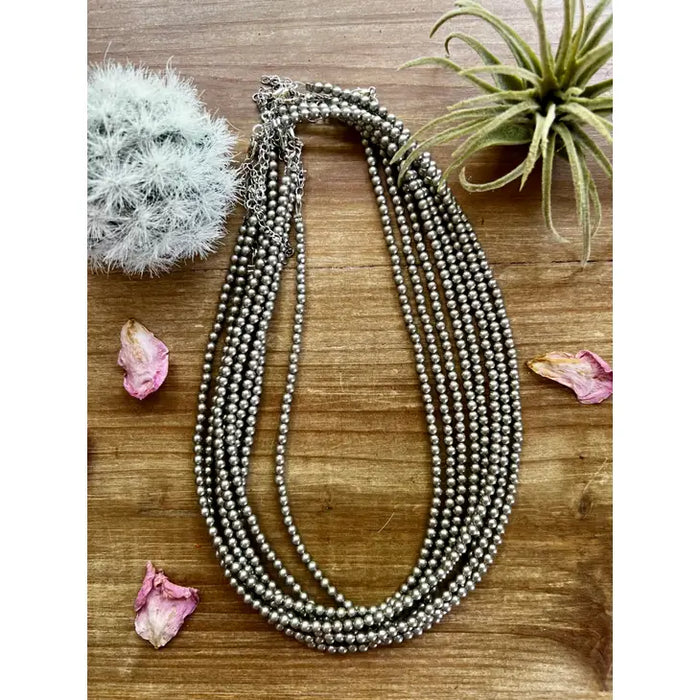 18 inch 4mm Fashion Navajo Pearl Necklace-Necklaces-Deadwood South Boutique & Company-Deadwood South Boutique, Women's Fashion Boutique in Henderson, TX
