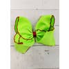 Lime with Red Moonstitch Bow-Kids-Deadwood South Boutique & Company-Deadwood South Boutique, Women's Fashion Boutique in Henderson, TX