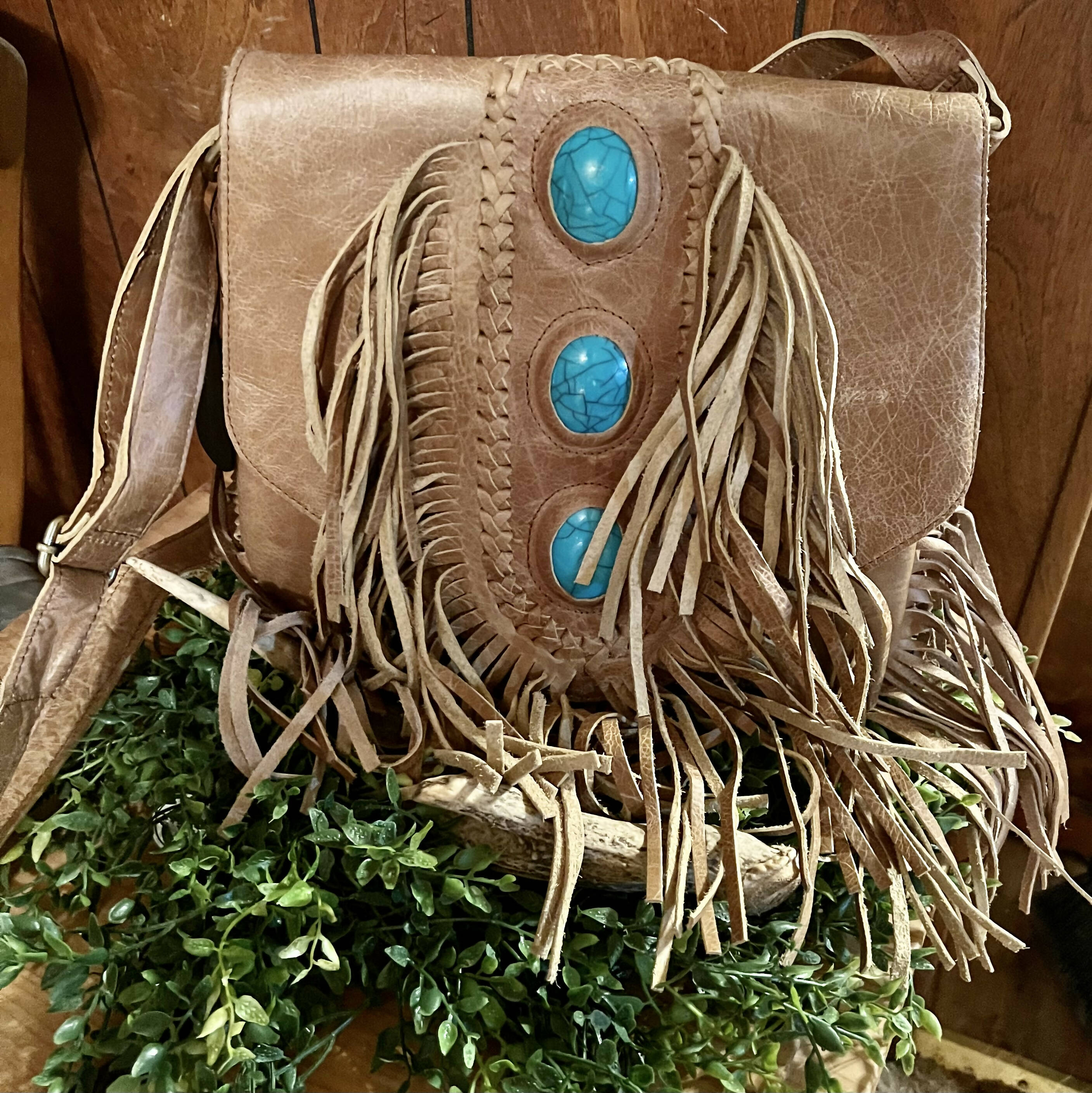 Kloe Crossbody Leather Purse-Bags & Purses-Vintage Cowgirl-Deadwood South Boutique, Women's Fashion Boutique in Henderson, TX