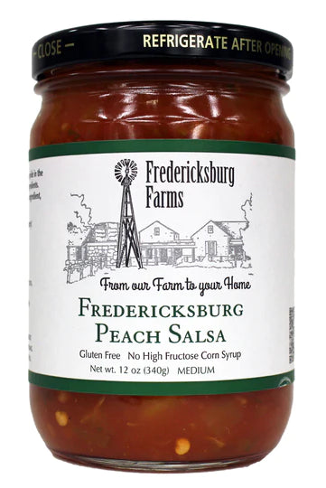 Fredericksburg Farms Fredericksburg Peach Salsa-Gourmet Foods-Deadwood South Boutique & Company-Deadwood South Boutique, Women's Fashion Boutique in Henderson, TX