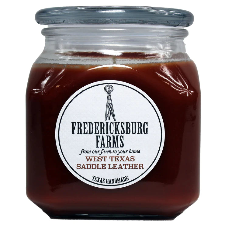 Fredericksburg Farms West Texas Saddle Leather 20oz Candle