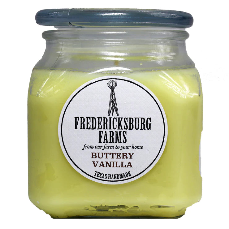 Fredericksburg Farms Buttery Vanilla 20oz Candle-Home Decor & Gifts-Deadwood South Boutique & Company-Deadwood South Boutique, Women's Fashion Boutique in Henderson, TX