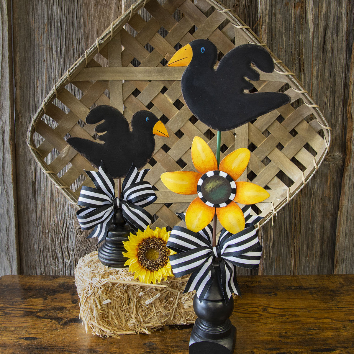 RTC The Crows Metal Decor-Home Decor-Deadwood South Boutique & Company-Deadwood South Boutique, Women's Fashion Boutique in Henderson, TX