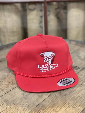 Lazy J Retro Red Cap