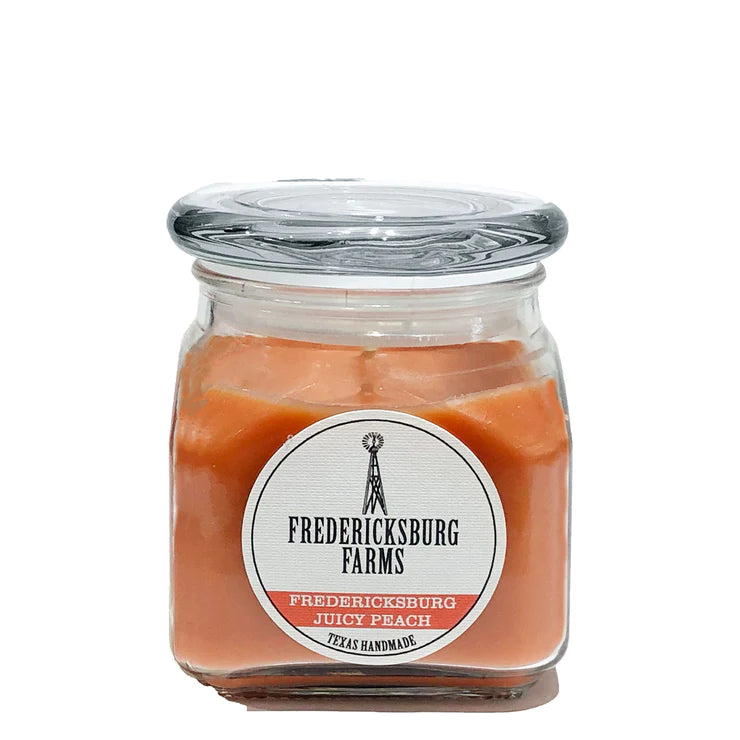 Fredericksburg Farms Juicy Peach 10oz Candle-Home Decor & Gifts-Deadwood South Boutique & Company-Deadwood South Boutique, Women's Fashion Boutique in Henderson, TX