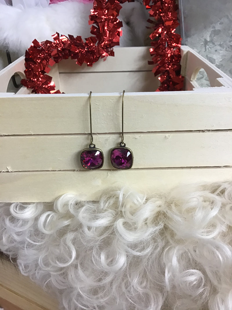 Pink Panache Shelly Earrings-Earrings-Deadwood South Boutique & Company-Deadwood South Boutique, Women's Fashion Boutique in Henderson, TX