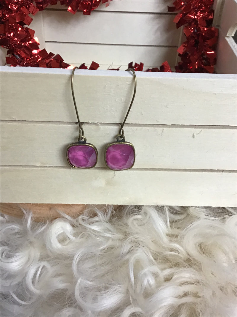 Pink Panache Shelly Earrings-Jewelry-Deadwood South Boutique & Company-Deadwood South Boutique, Women's Fashion Boutique in Henderson, TX