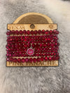 Pink Panache 9 Strand Bracelet Set