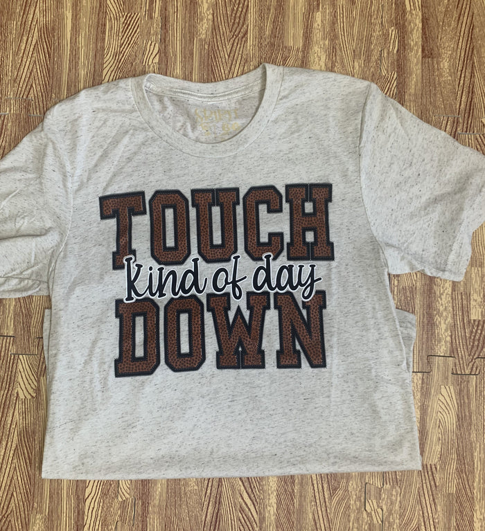 Touch Down Kind of Day Graphic Tee-Graphic Tee's-Deadwood South Boutique & Company-Deadwood South Boutique, Women's Fashion Boutique in Henderson, TX