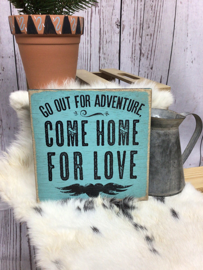 Go Out For An Adventure Sign-Home Decor & Gifts-Deadwood South Boutique & Company-Deadwood South Boutique, Women's Fashion Boutique in Henderson, TX