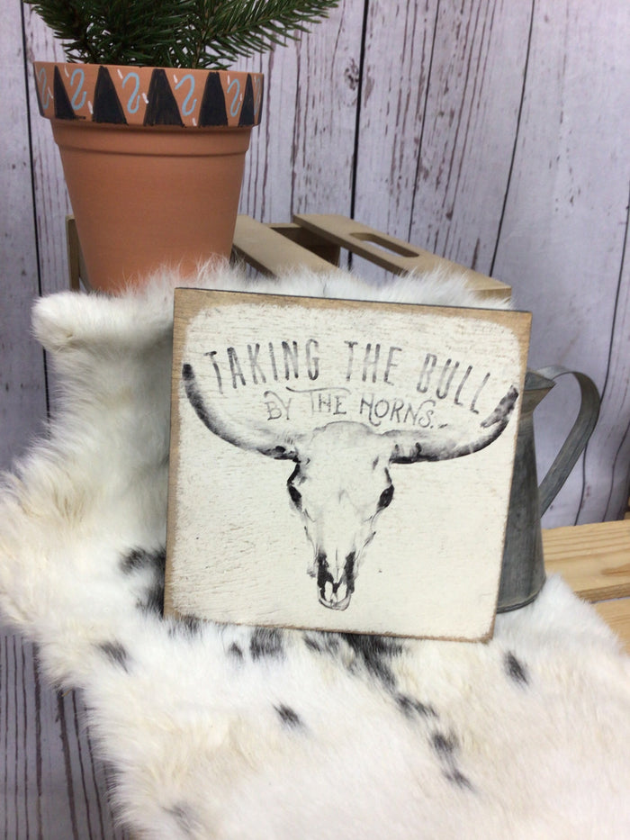 Take The Bulls By The Horn-Home Decor & Gifts-Deadwood South Boutique & Company-Deadwood South Boutique, Women's Fashion Boutique in Henderson, TX
