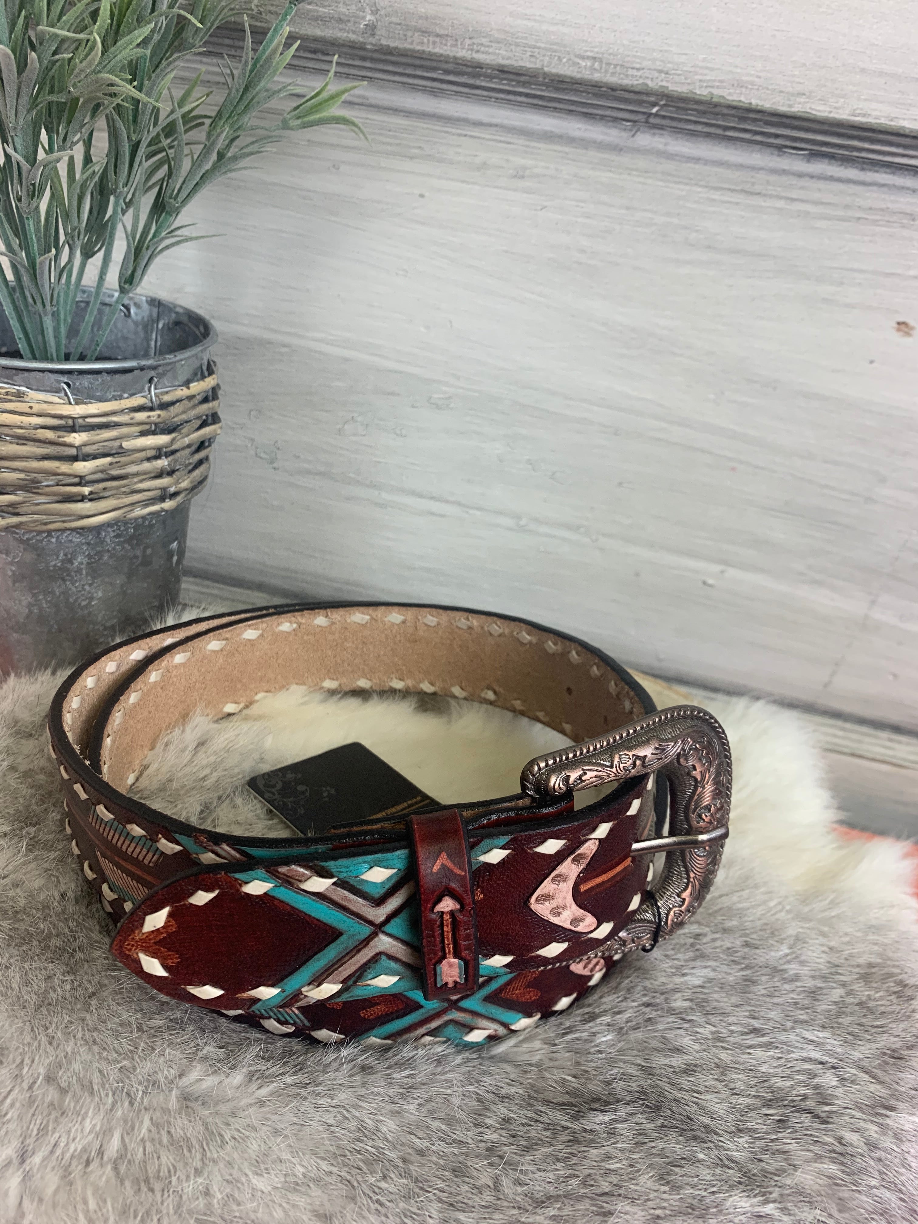 The Arrows Belt-Belts-Deadwood South Boutique & Company-Deadwood South Boutique, Women's Fashion Boutique in Henderson, TX