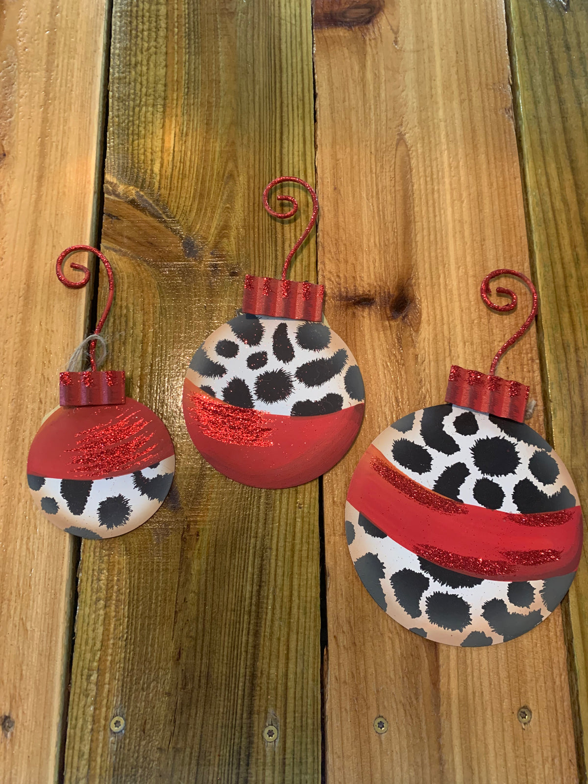 RTC The Leopard Round Ornaments-Home Decor & Gifts-Deadwood South Boutique & Company-Deadwood South Boutique, Women's Fashion Boutique in Henderson, TX