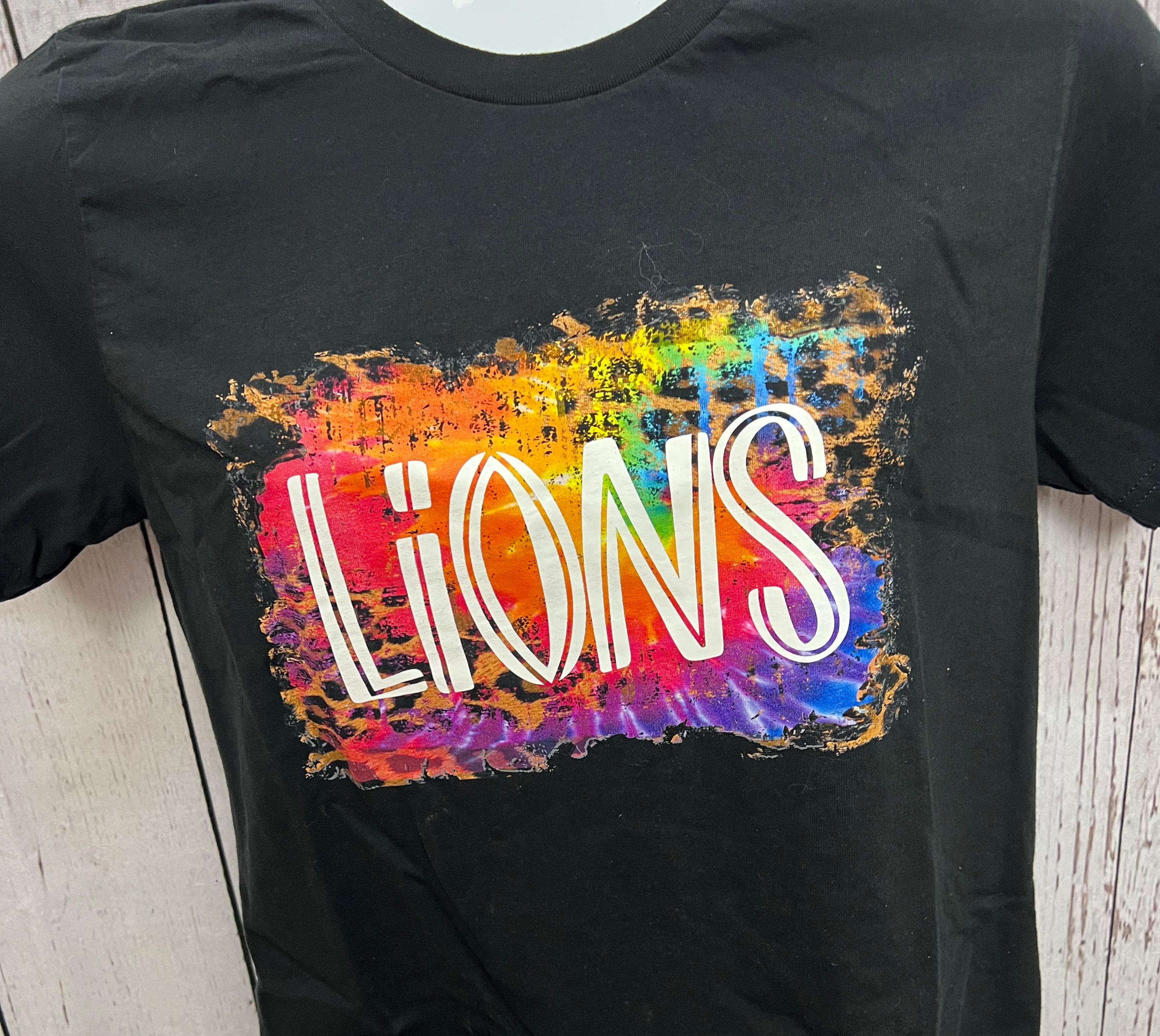 Lions Rainbow Graphic Tee-Graphic Tees-Deadwood South Boutique & Company-Deadwood South Boutique, Women's Fashion Boutique in Henderson, TX