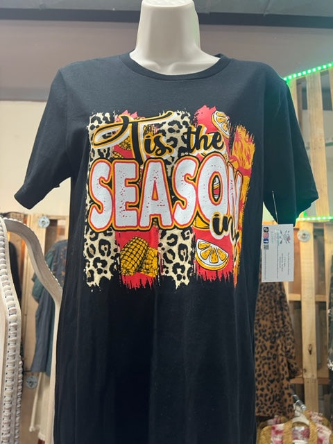 Tis The Seasoning Graphic Tee-Graphic Tee's-Deadwood South Boutique & Company-Deadwood South Boutique, Women's Fashion Boutique in Henderson, TX