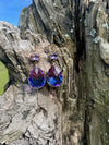 The Purple Passion Dangle Earrings