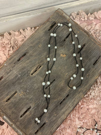 The Leatherton Pearl Necklace-Necklaces-Deadwood South Boutique & Company-Deadwood South Boutique, Women's Fashion Boutique in Henderson, TX