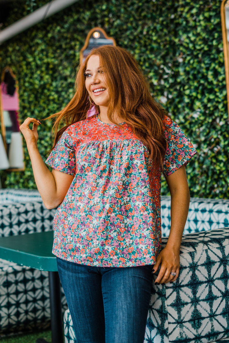 The Ivy Top-Short Sleeves-Deadwood South Boutique & Company-Deadwood South Boutique, Women's Fashion Boutique in Henderson, TX
