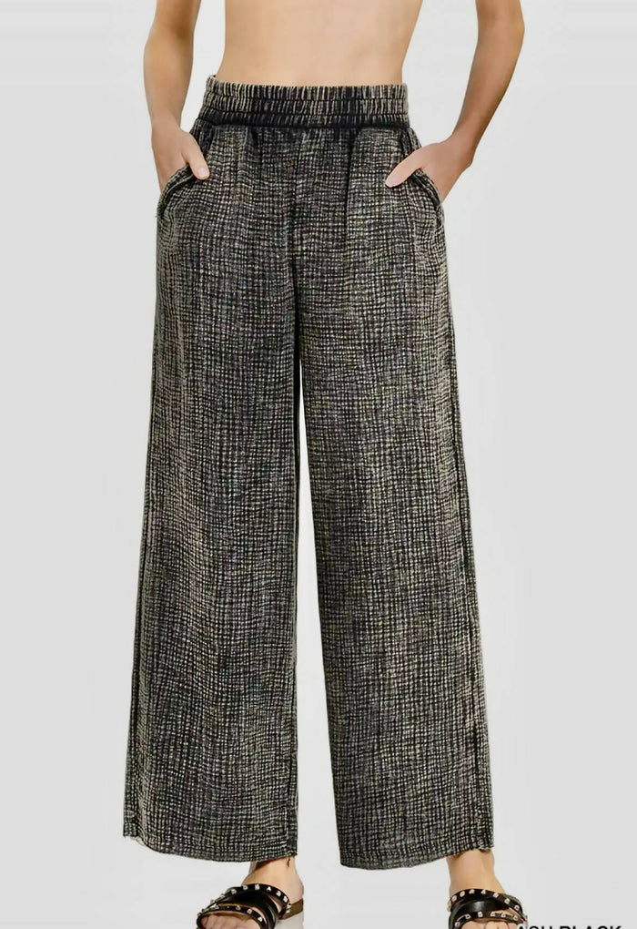 Cindy Lou Palazzo Pants-Bottoms-Vintage Cowgirl-Deadwood South Boutique, Women's Fashion Boutique in Henderson, TX