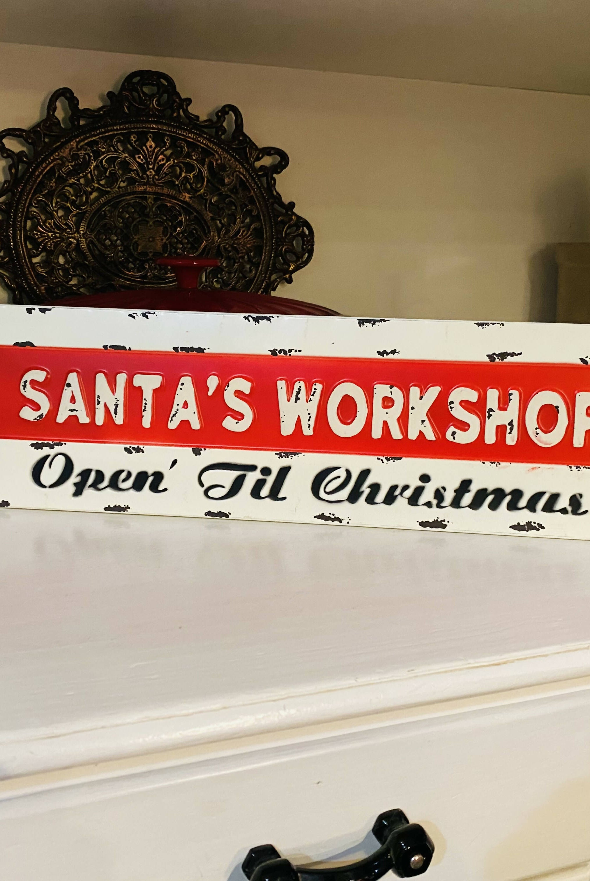 Santa’s Workshop Sign-Home decor-The Sassy Front Porch-Deadwood South Boutique, Women's Fashion Boutique in Henderson, TX