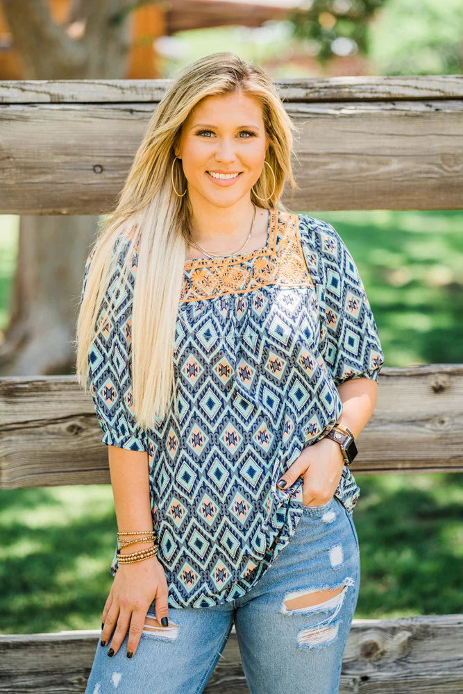 The Leigh Top-Short Sleeves-Deadwood South Boutique & Company-Deadwood South Boutique, Women's Fashion Boutique in Henderson, TX