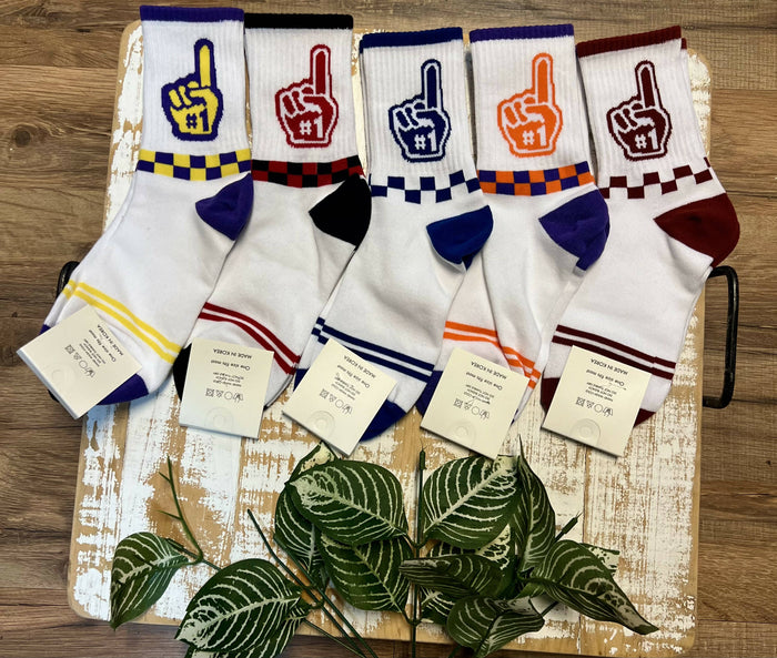 #1 Game Day Socks-Socks-Vintage Cowgirl-Deadwood South Boutique, Women's Fashion Boutique in Henderson, TX