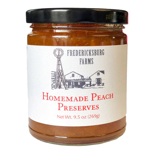 Fredericksburg Farms Homemade Peach Preserves-Gourmet Foods-Deadwood South Boutique & Company-Deadwood South Boutique, Women's Fashion Boutique in Henderson, TX
