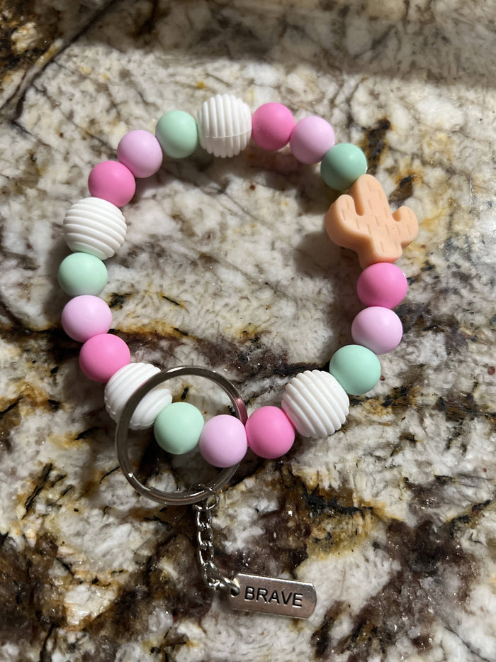 Silicone Beads O Ring Keychain-Keychains-Faithful Glow-Deadwood South Boutique, Women's Fashion Boutique in Henderson, TX