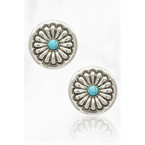 The Middleton Concho Stud Earrings-Earrings-Deadwood South Boutique & Company-Deadwood South Boutique, Women's Fashion Boutique in Henderson, TX