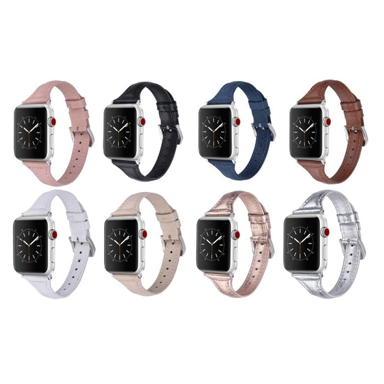 Leather Slim Apple Watch Band-Watch Bands-Deadwood South Boutique & Company-Deadwood South Boutique, Women's Fashion Boutique in Henderson, TX