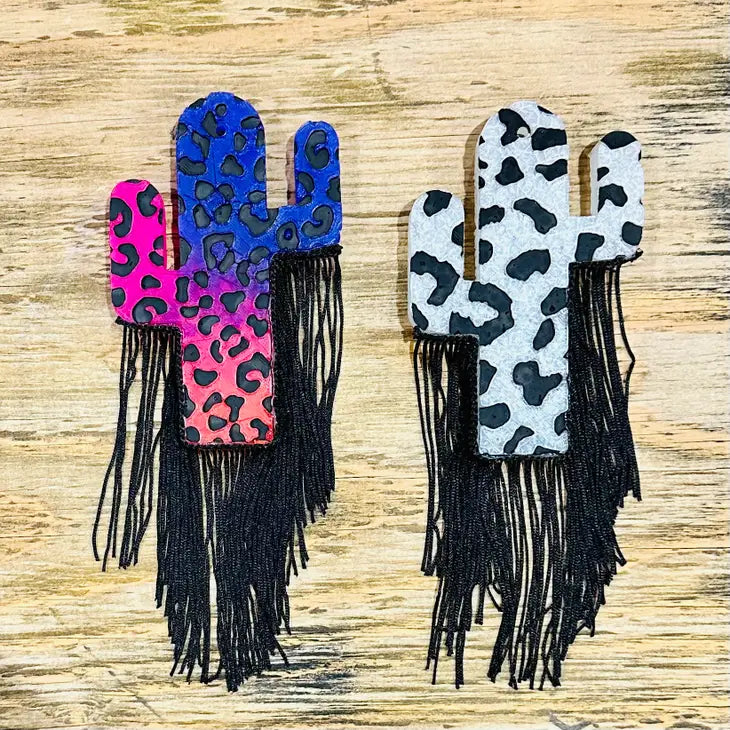 Animal Print Cactus Car Freshie-Gifts-Deadwood South Boutique & Company-Deadwood South Boutique, Women's Fashion Boutique in Henderson, TX