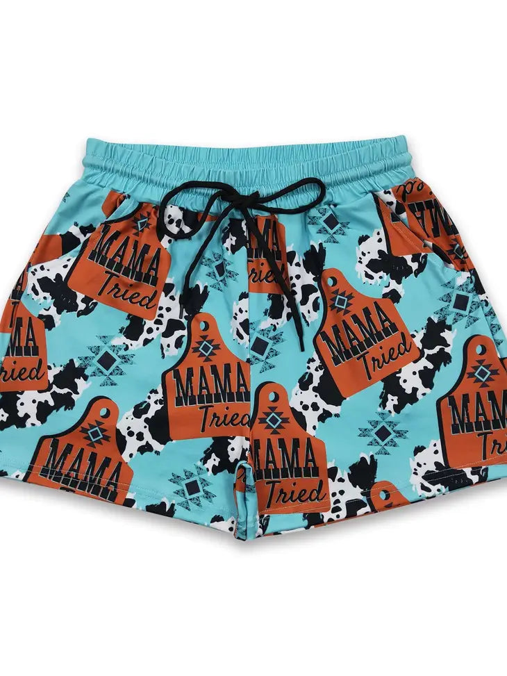 Mama Tried Ladies Shorts
