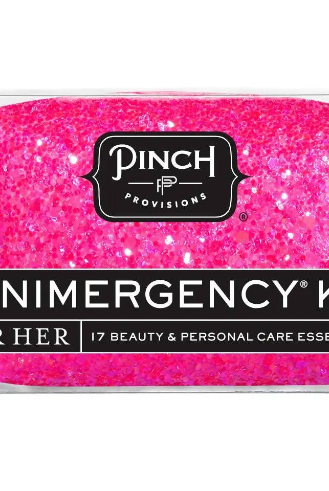 Minimergency Kit Hot Pink Glitter-Minimergency Kits-Faithful Glow-Deadwood South Boutique, Women's Fashion Boutique in Henderson, TX