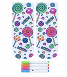 Candy Explosion Coloring Socks - Deadwood South Boutique & Company LLC
