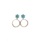 The Posey Flower Fashion Hoop Earring-Earrings-Deadwood South Boutique & Company-Deadwood South Boutique, Women's Fashion Boutique in Henderson, TX