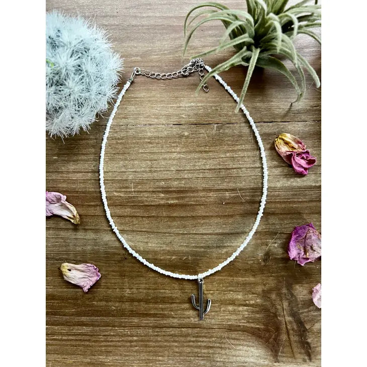 Cactus Charm Choker-Chokers-Deadwood South Boutique & Company-Deadwood South Boutique, Women's Fashion Boutique in Henderson, TX