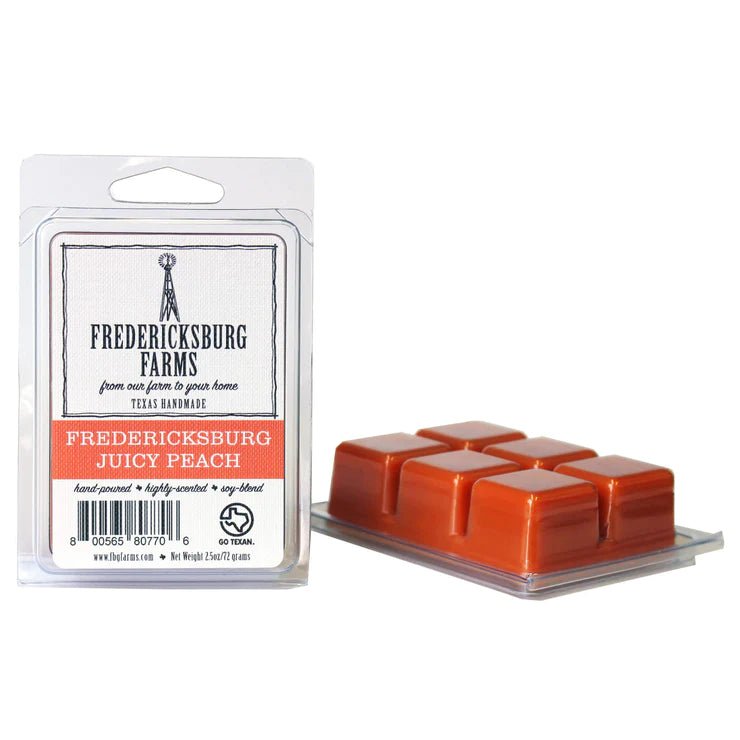 Fredericksburg Farms Juicy Peach Wax Melts - Deadwood South Boutique & Company LLC