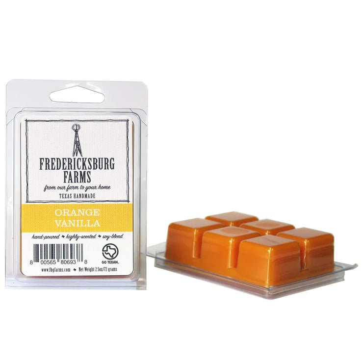 Fredericksburg Farms Orange Vanilla Wax Melt - Deadwood South Boutique & Company LLC