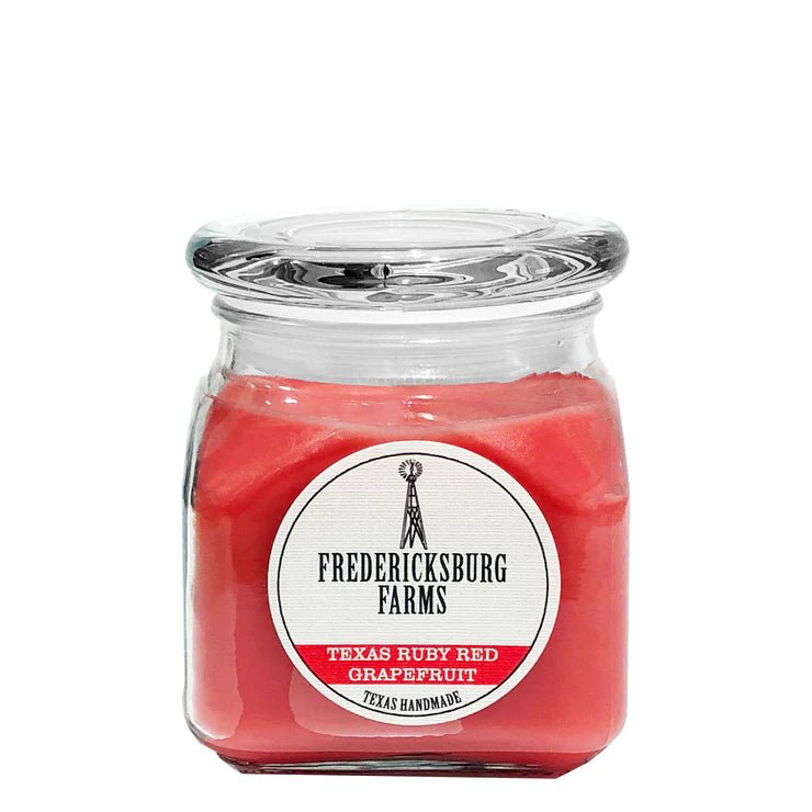 Fredericksburg Farms Texas Ruby Red Grapefruit 10oz Candle - Deadwood South Boutique & Company LLC
