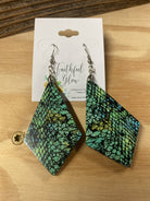 Sublimated Diamond Earrings-Earrings-Faithful Glow-Deadwood South Boutique, Women's Fashion Boutique in Henderson, TX