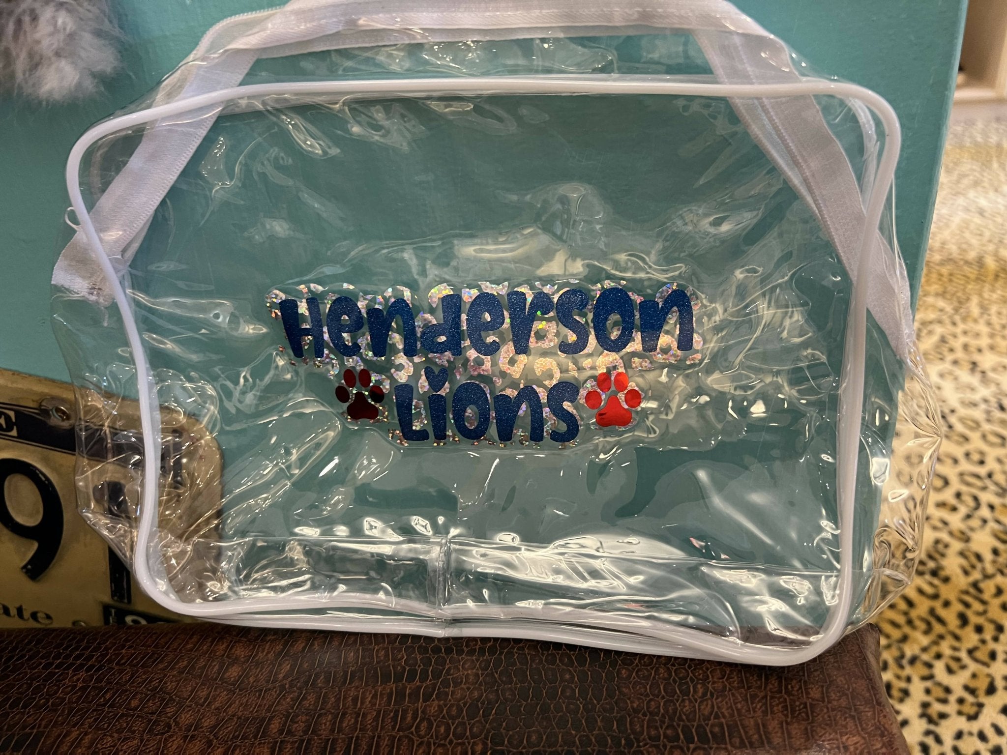 Henderson Lions Makeup Bag Large - Deadwood South Boutique & Company LLC