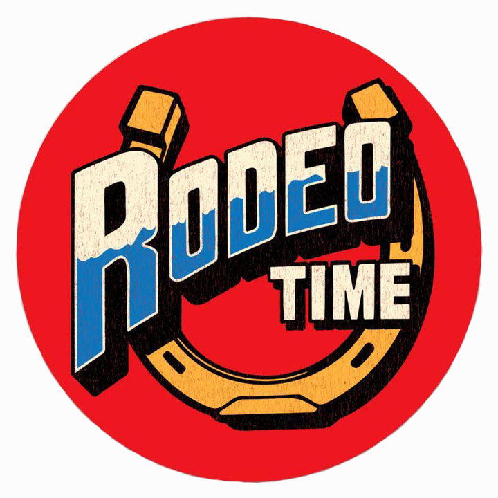 Rodeo Time Horseshoe Sticker