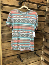 Rock & Roll Rust All Over Print Tee-Men's-Deadwood South Boutique & Company-Deadwood South Boutique, Women's Fashion Boutique in Henderson, TX