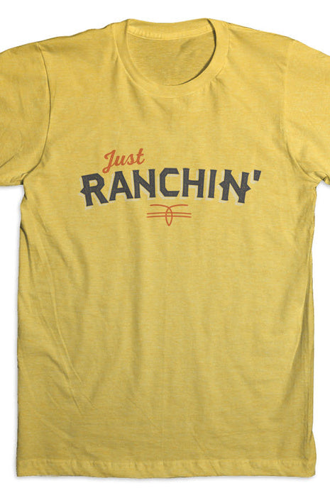 Just Ranchin' Graphic Tee-Graphic Tees-Deadwood South Boutique & Company-Deadwood South Boutique, Women's Fashion Boutique in Henderson, TX