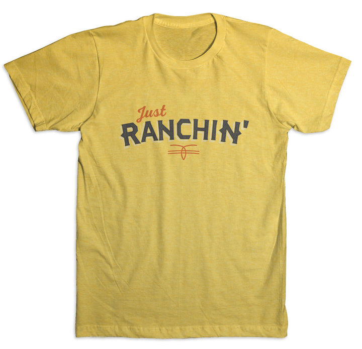 Just Ranchin' Graphic Tee-Graphic Tee's-Deadwood South Boutique & Company-Deadwood South Boutique, Women's Fashion Boutique in Henderson, TX