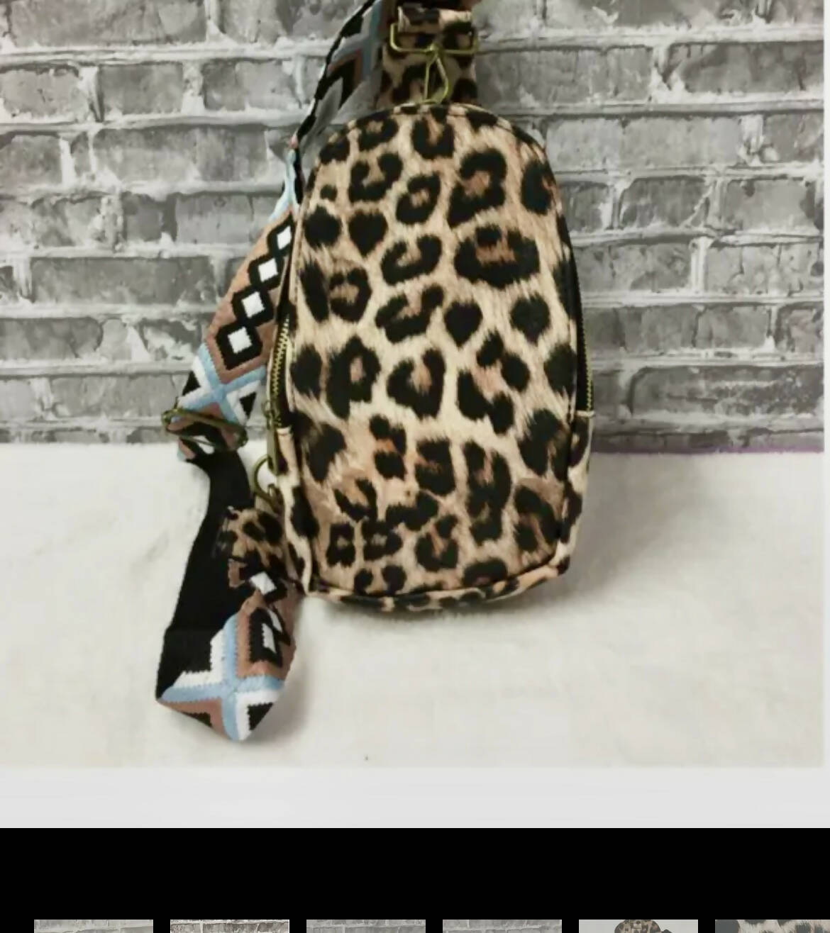 Leopard Sling Bag - Deadwood South Boutique & Company LLC