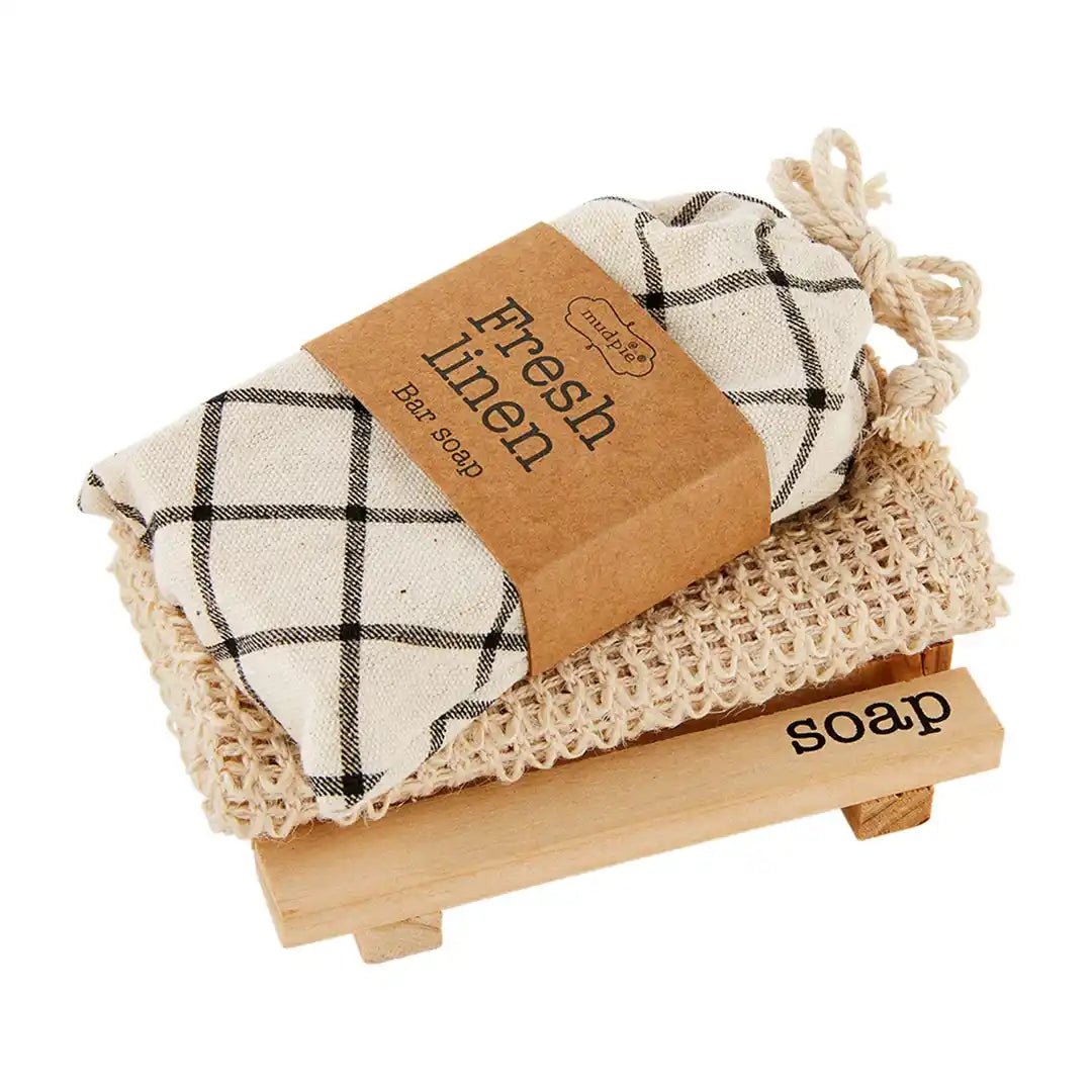 Mud Pie Check Soap Set - Deadwood South Boutique & Company LLC