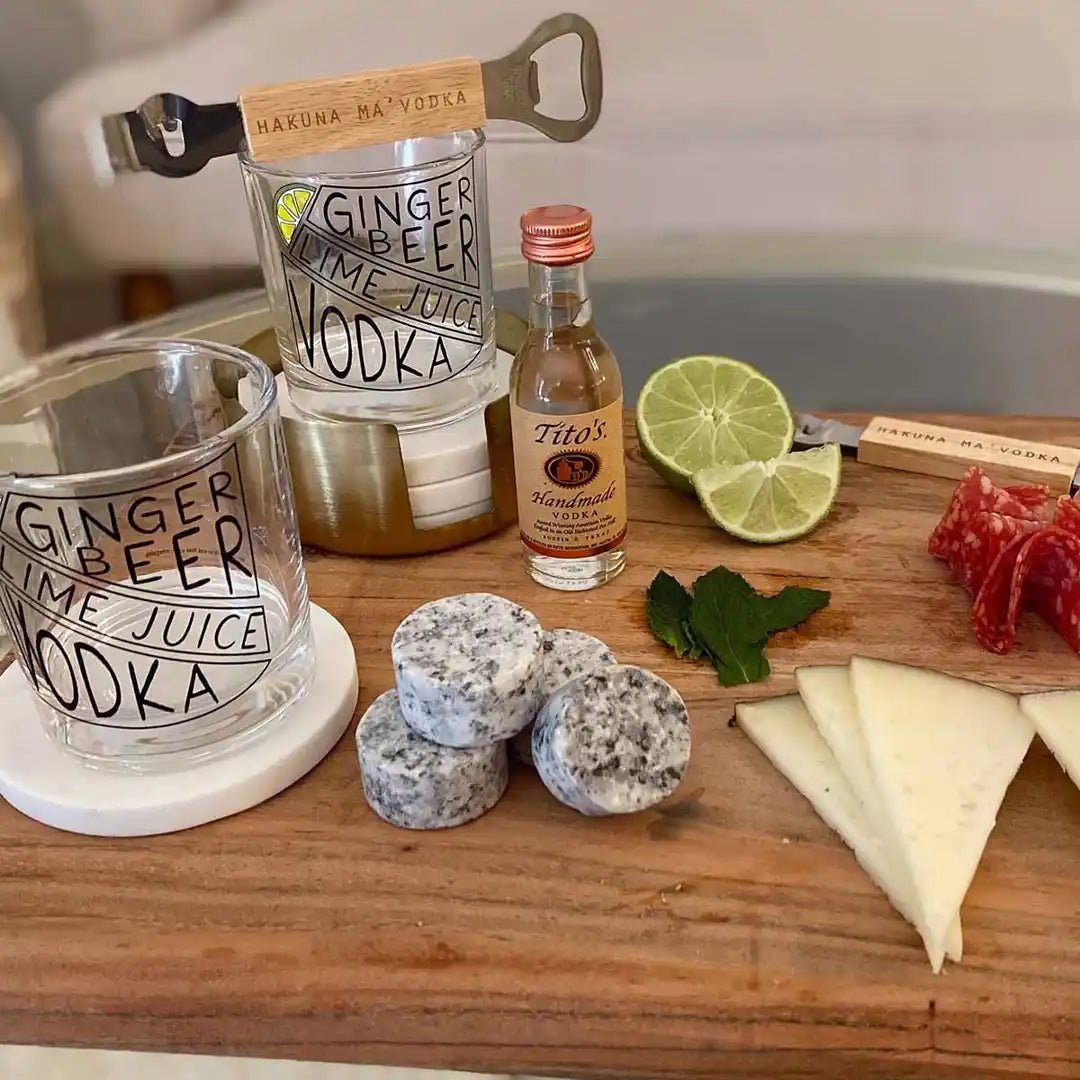 Mud Pie Vodka Recipe Glass Set - Deadwood South Boutique & Company LLC